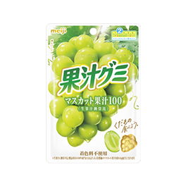  明治果汁QQ軟糖-白葡萄口味